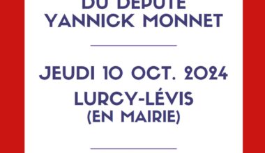 Permanence Lurcy-Lévis 10 octobre 2024