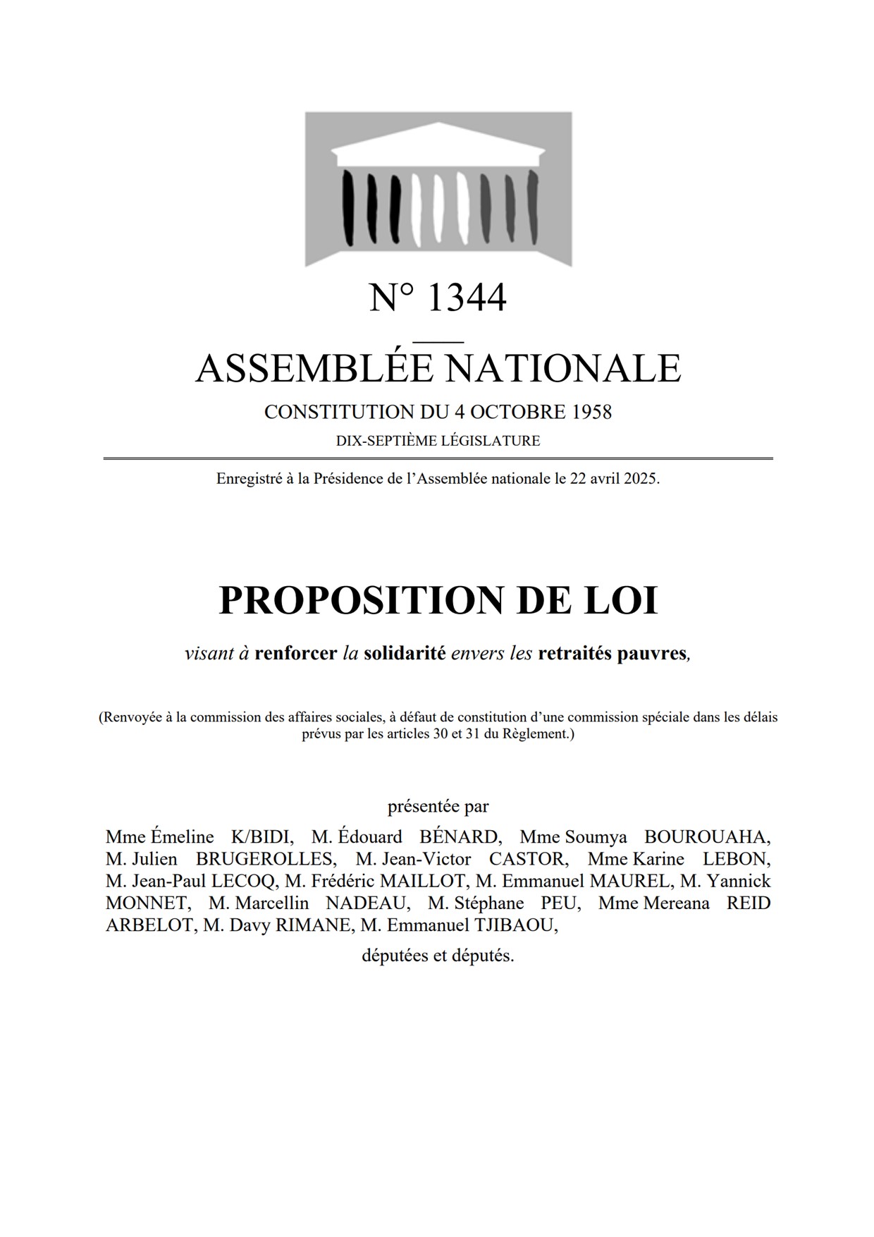 PPL solidarité retraités pauvres