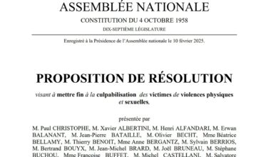 Résolution Violences sexuelles et sexistes
