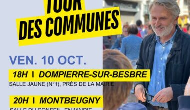 Réunions à Dompierre et Montbeugny