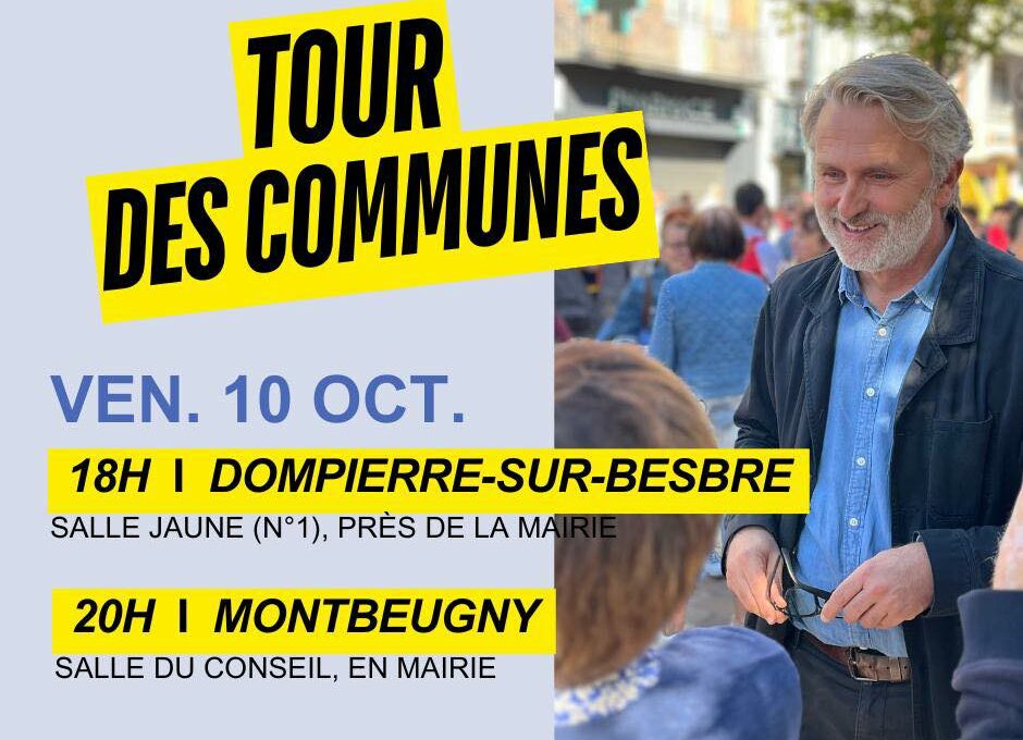 Réunions à Dompierre et Montbeugny
