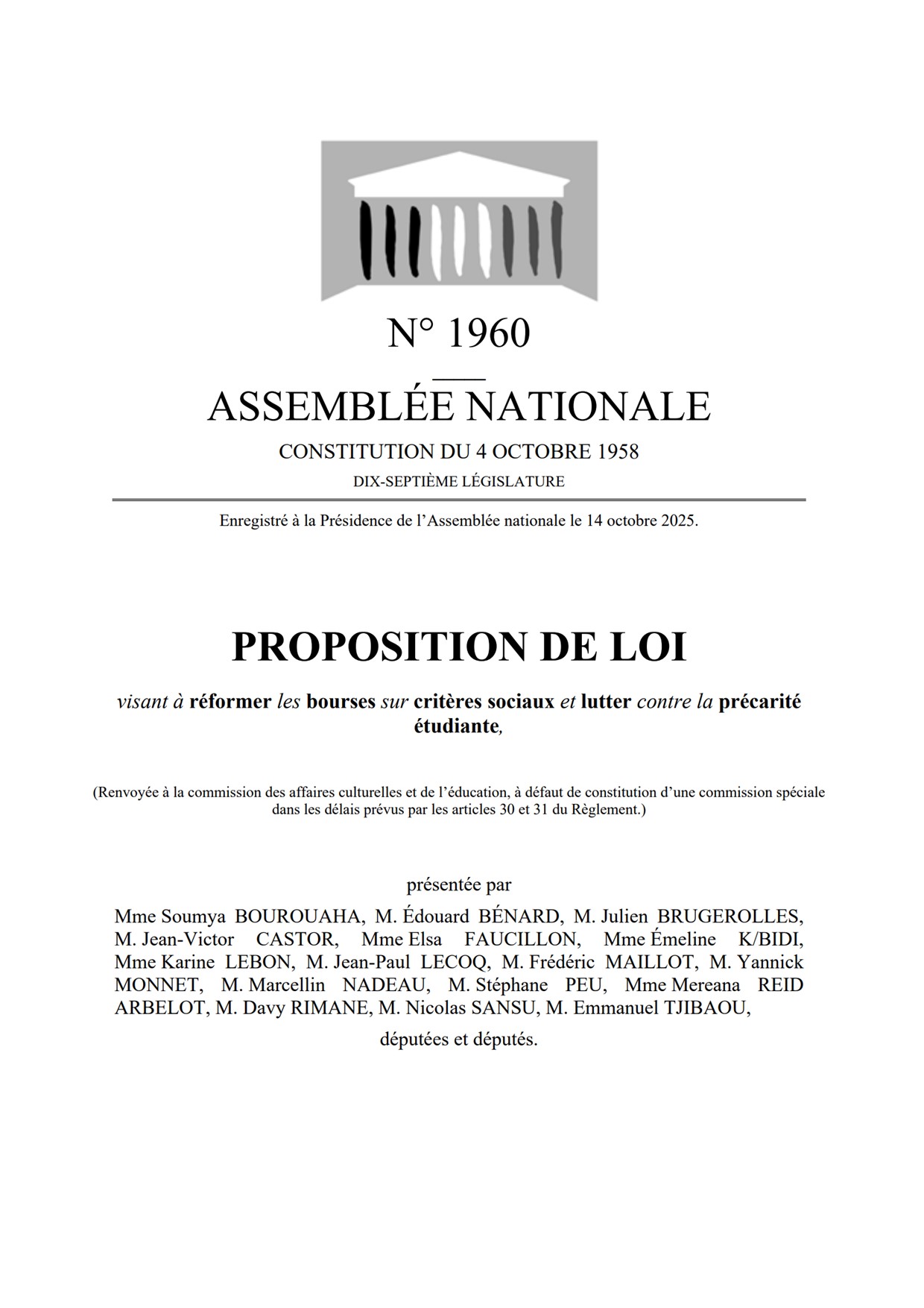 Réformer les Bourses étudiantes