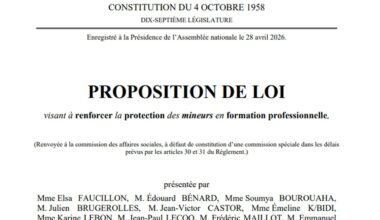 Rendorcer la protection des mineurs en formation professionnelle